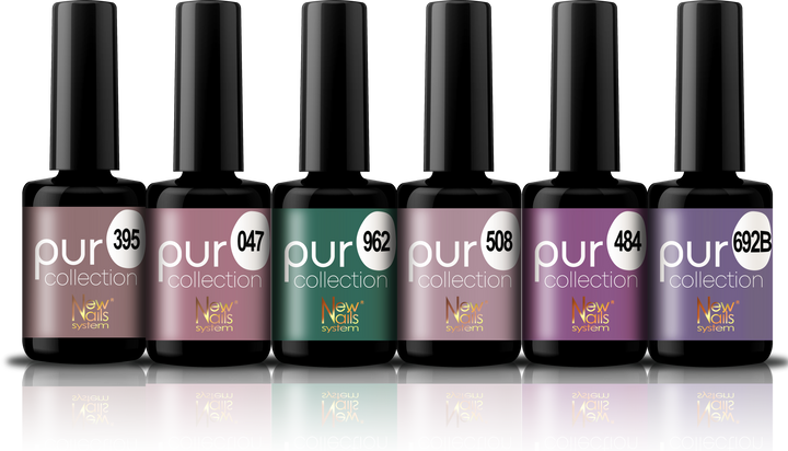 Smalto gel per unghie color semipermanente JAPANDI STYLE set 6 colori polish gel