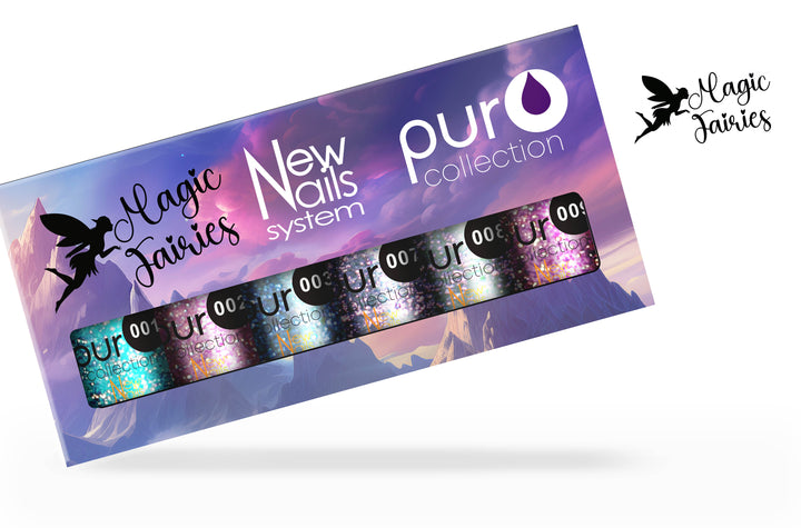 Smalto gel per unghie color semipermanente MAGIC FAIRIES set 6 colori polish gel