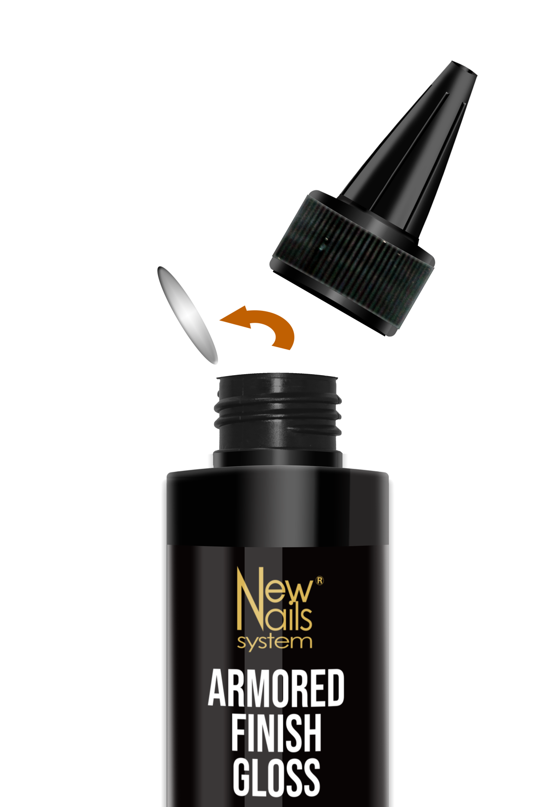Sigillante unghie Uv Armored Finish Gloss RICARICA 100 ml