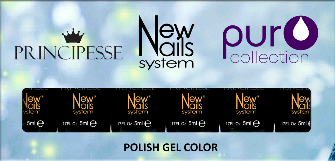 Smalto gel per unghie color semipermanente Principesse set 6 colori polish gel (copia)
