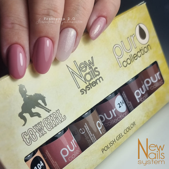 COWGIRL COLLECTION set 6 gel polish colors