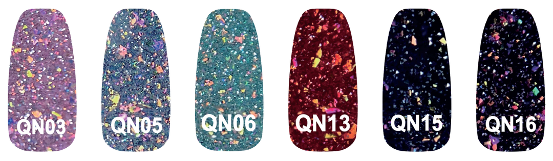 Smalto gel per unghie color semipermanente QUEENS set 6 colori polish gel