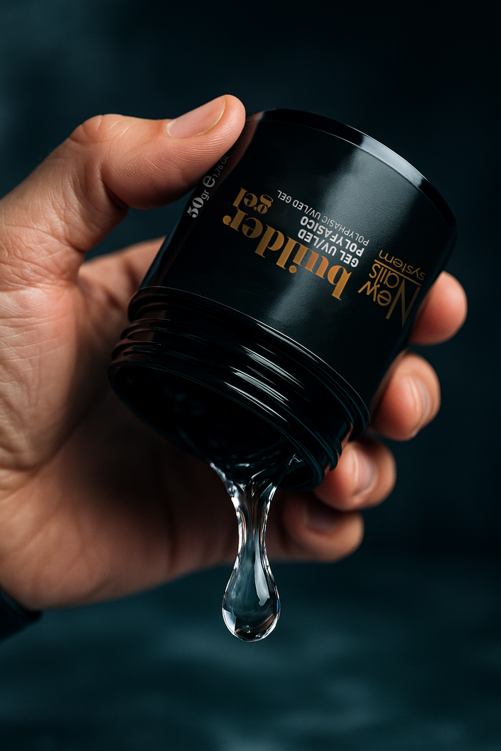 TEKNO GEL – Gel UV Trasparente Professionale per Ricostruzione Unghie | Media/Bassa Viscosità & Alta Resistenza