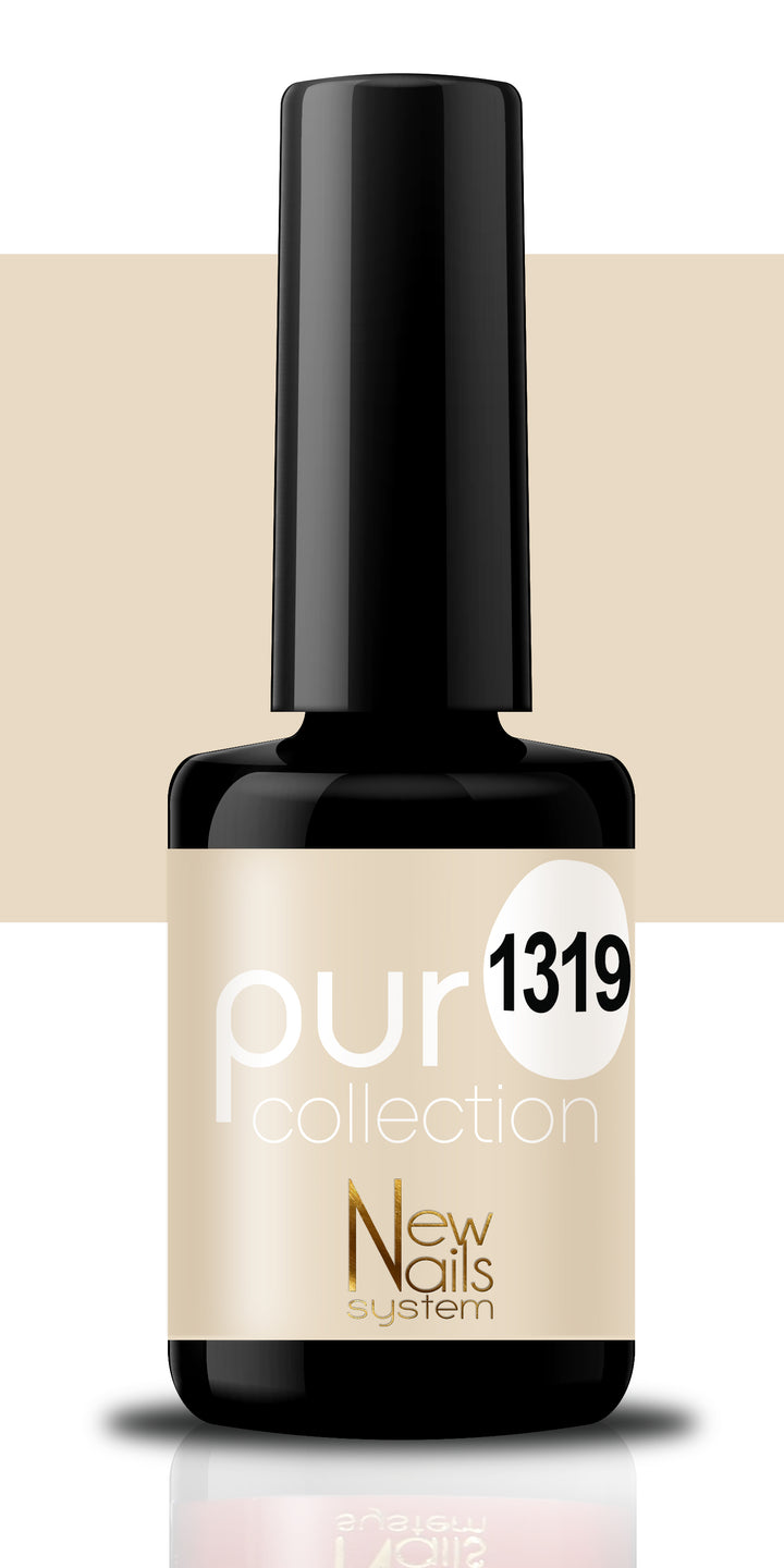 Smalto per unghie gel color semipermanente Puro collection 1319 colore Fshion Nude
